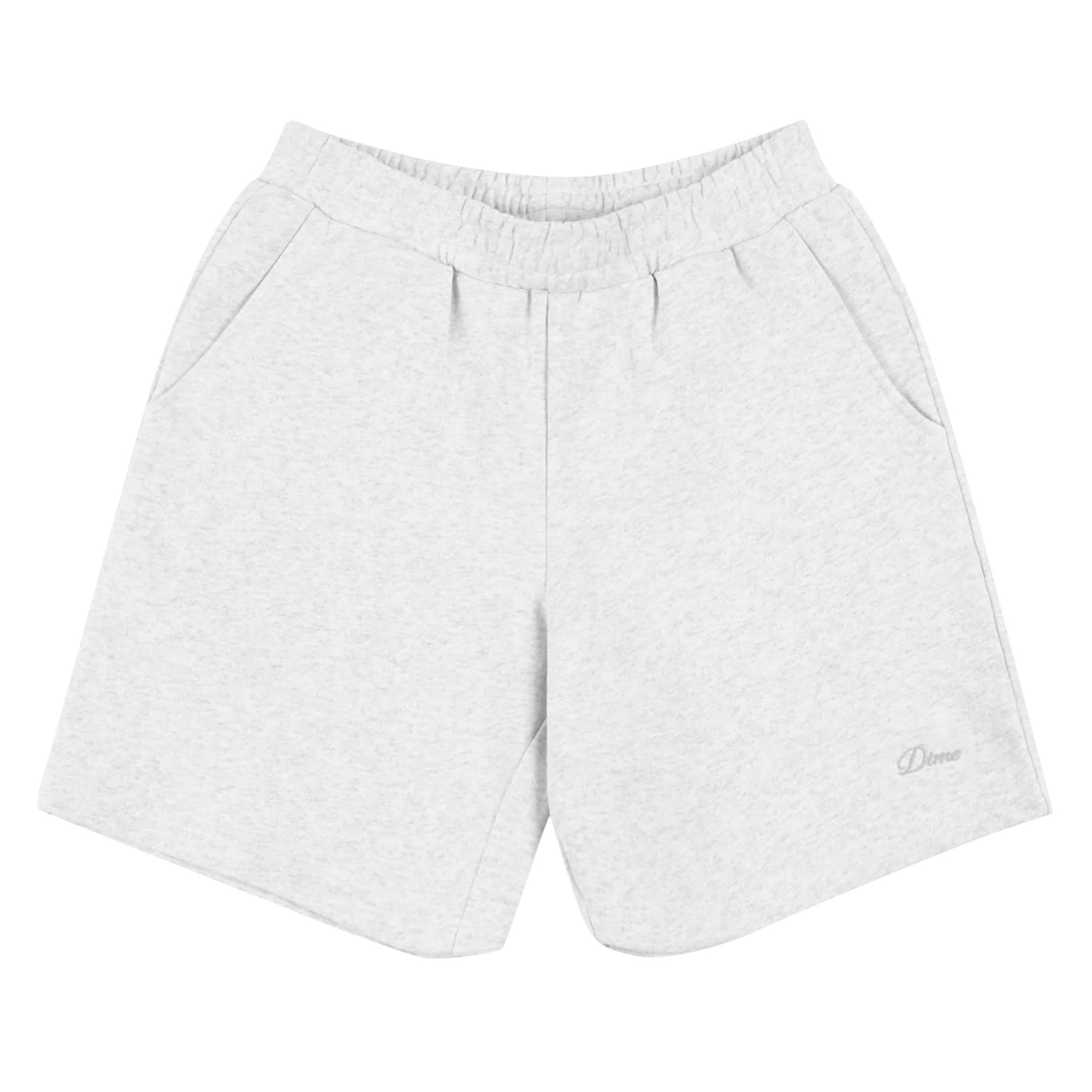 Pre-owned Dime Cursive Small Logo Sweatshorts 'ash' | Grey | Men's Size Xl In Gray