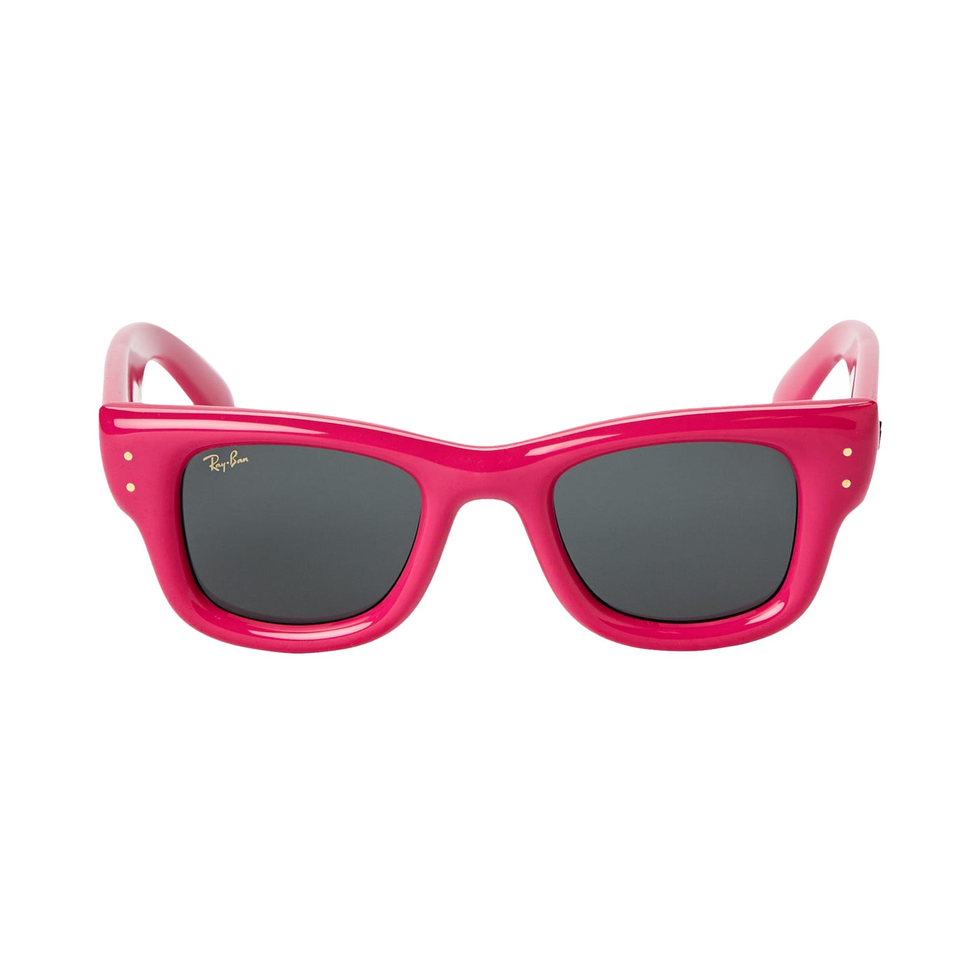 Pre-owned Ray Ban Ray-ban X A$ap Rocky Puffer Wayfarer Sunglasses 'fuchsia' | Purple | Men's Size Onesize