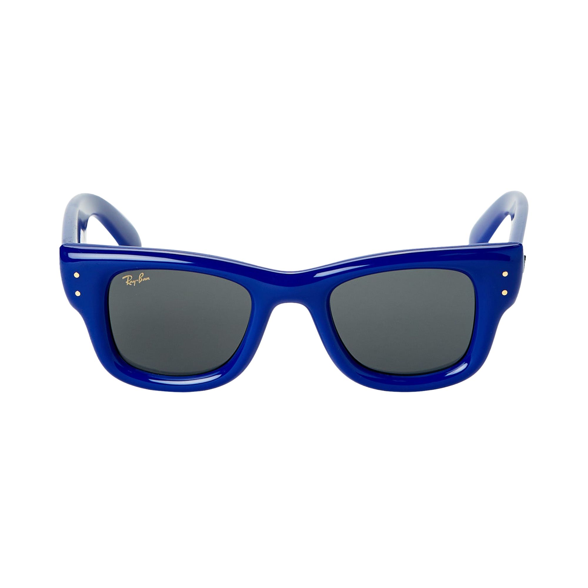 Pre-owned Ray Ban Ray-ban X A$ap Rocky Puffer Wayfarer Sunglasses 'blue' | Men's Size Onesize