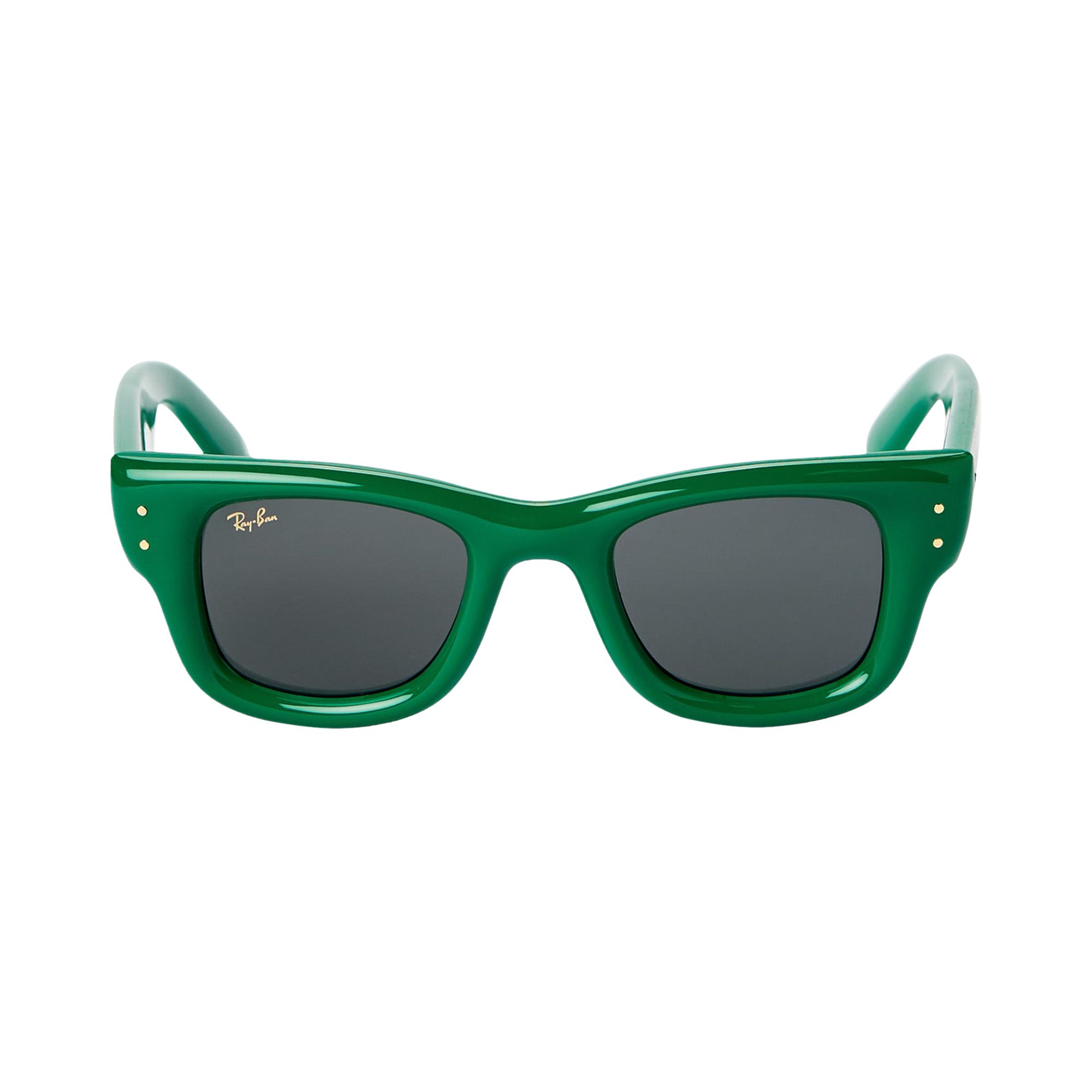 Pre-owned Ray Ban Ray-ban X A$ap Rocky Puffer Wayfarer Sunglasses 'green' | Men's Size Onesize