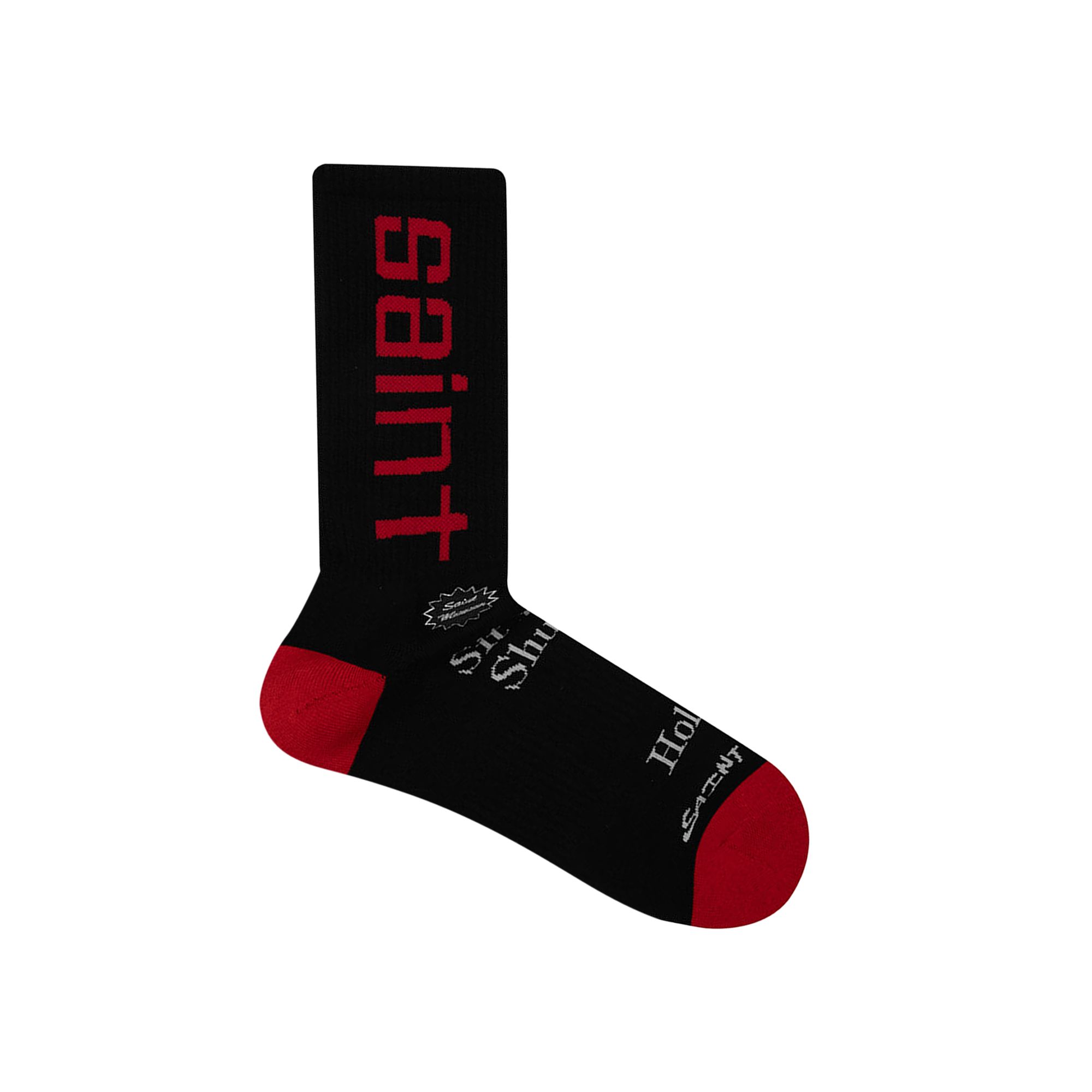 Pre-owned Saint Mxxxxxx Sit Down Socks 'black' | Men's Size M