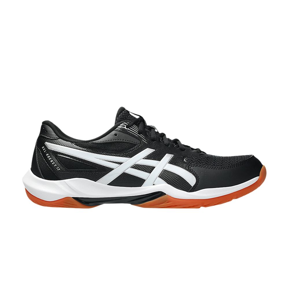ASICS Gel Rocket 12 2E Wide 'Black White' | Men's Size 9 - 1073A081-001