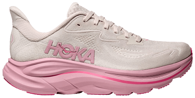 HOKA Wmns Clifton 10 Wide Rose Cream