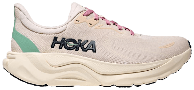 HOKA Wmns Arahi 8 Wide Rose Cream Alabaster