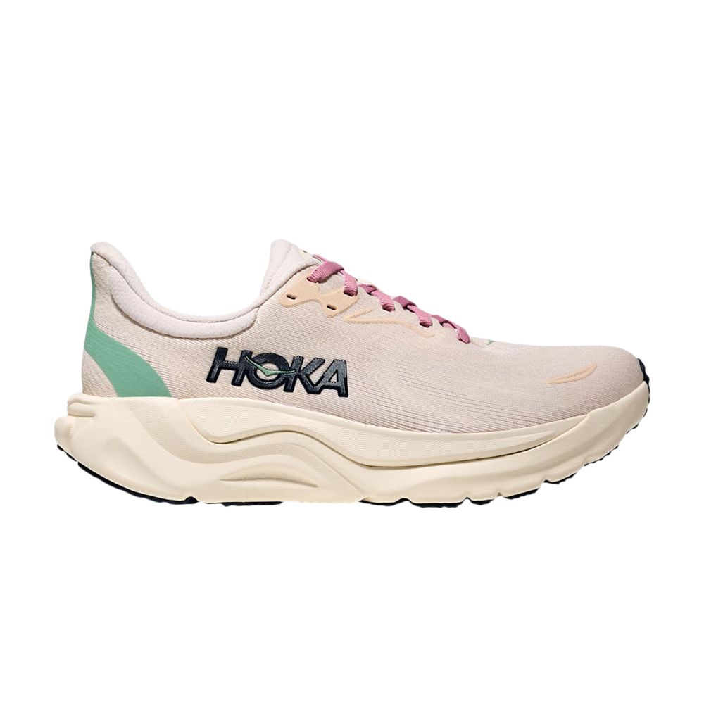 Pre-owned Hoka Wmns Arahi 8 Wide 'rose Cream Alabaster' | Women's Size 6 In White