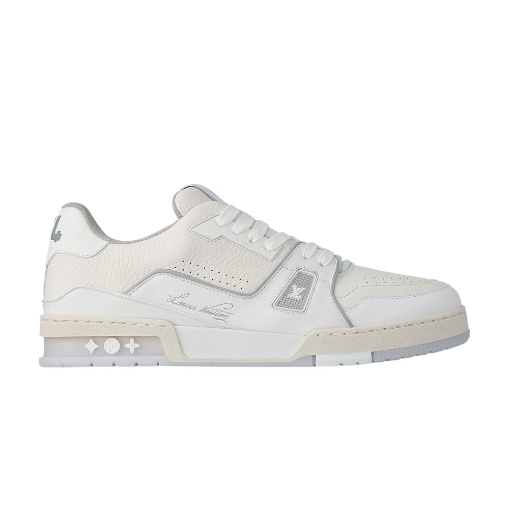 Pre-owned Louis Vuitton Trainer 'white Monochrome' | Men's Size 6