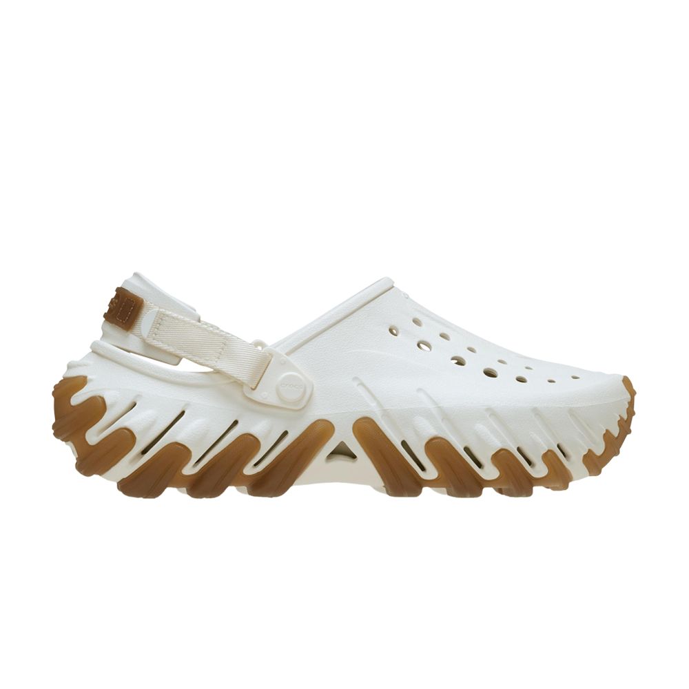 Pre-owned Crocs Echo Ro Clog 'gum - Chalk' | White | Men's Size 7