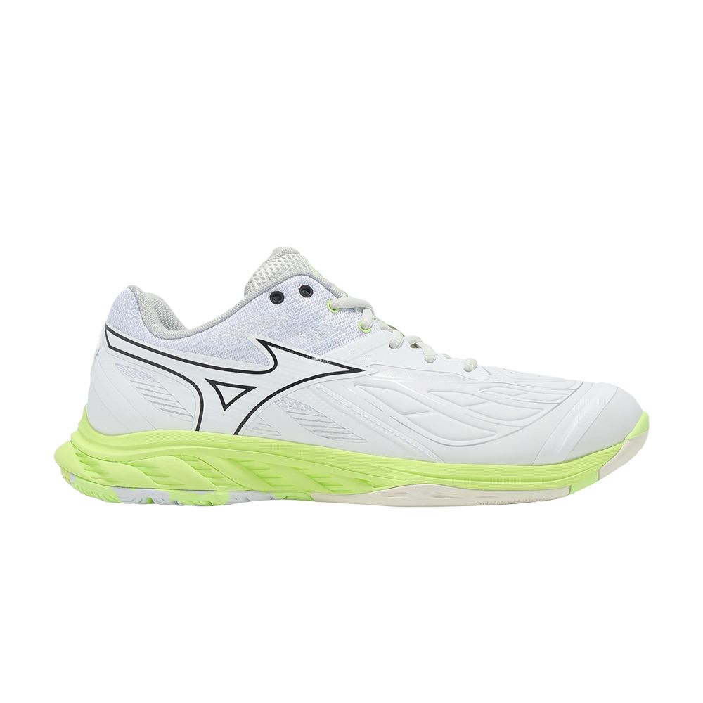 Pre-owned Mizuno Wave Fang 2 Wide 'white Green Black' | Men's Size 9.5