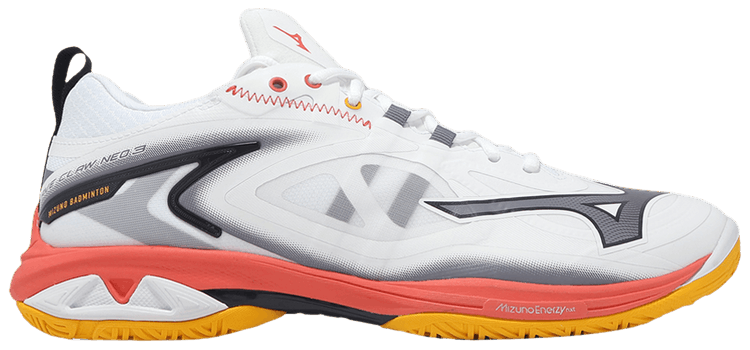 Mizuno Wave Claw Neo 3 Wide White Grey Pink