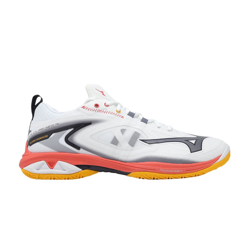 Pre-owned Mizuno Wave Claw Neo 3 Wide 'white Grey Pink' | Men's Size 10.5
