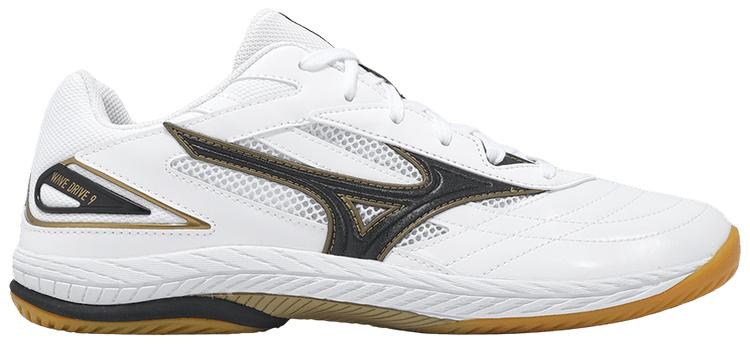 Mizuno Wave Drive 9 White Black Gold