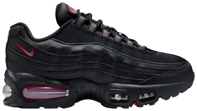 Nike Air Max 95 OG GS Racing Pack   Black University Red