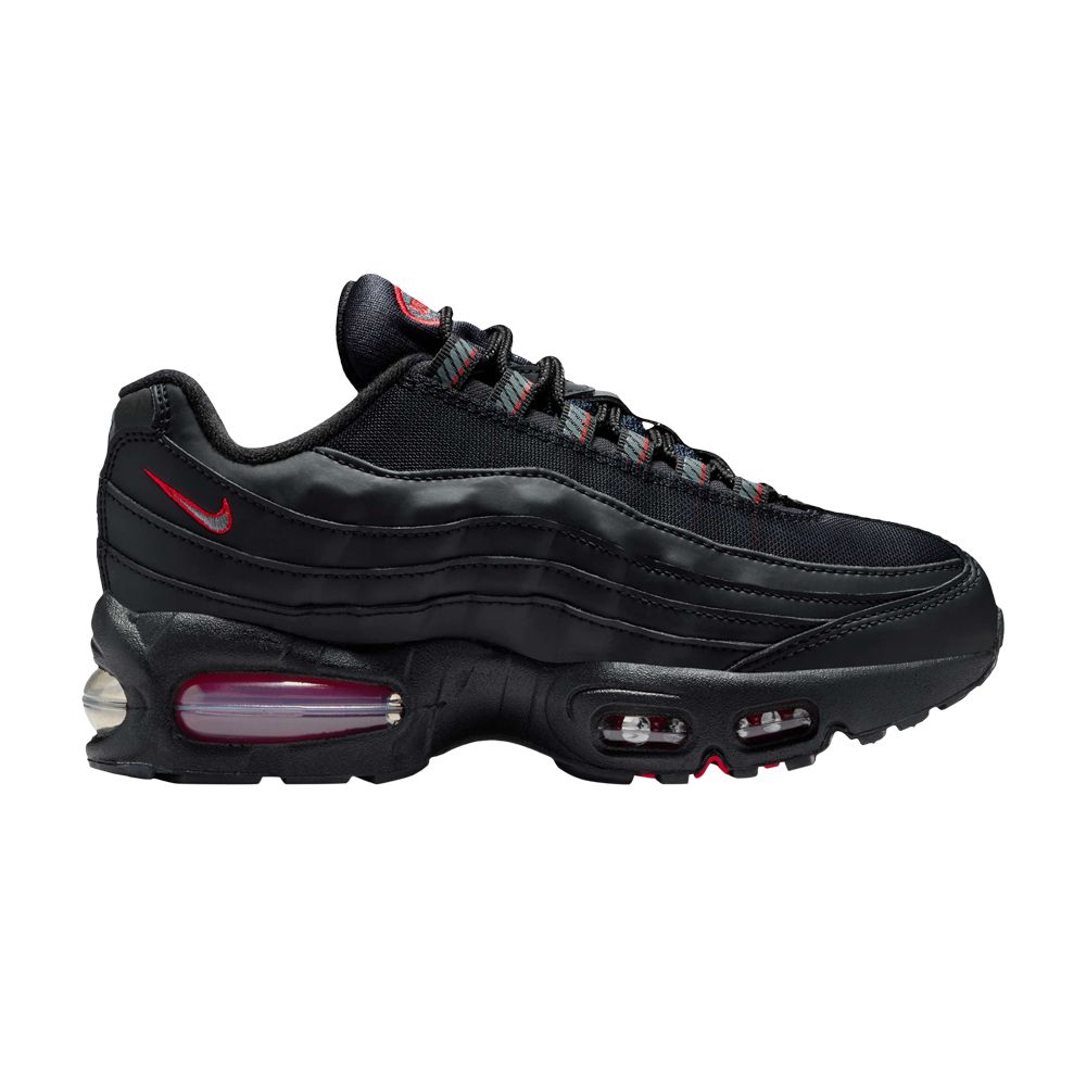 Pre-owned Nike Air Max 95 Og Gs 'racing Pack - Black University Red' | Kid's Size 5.5