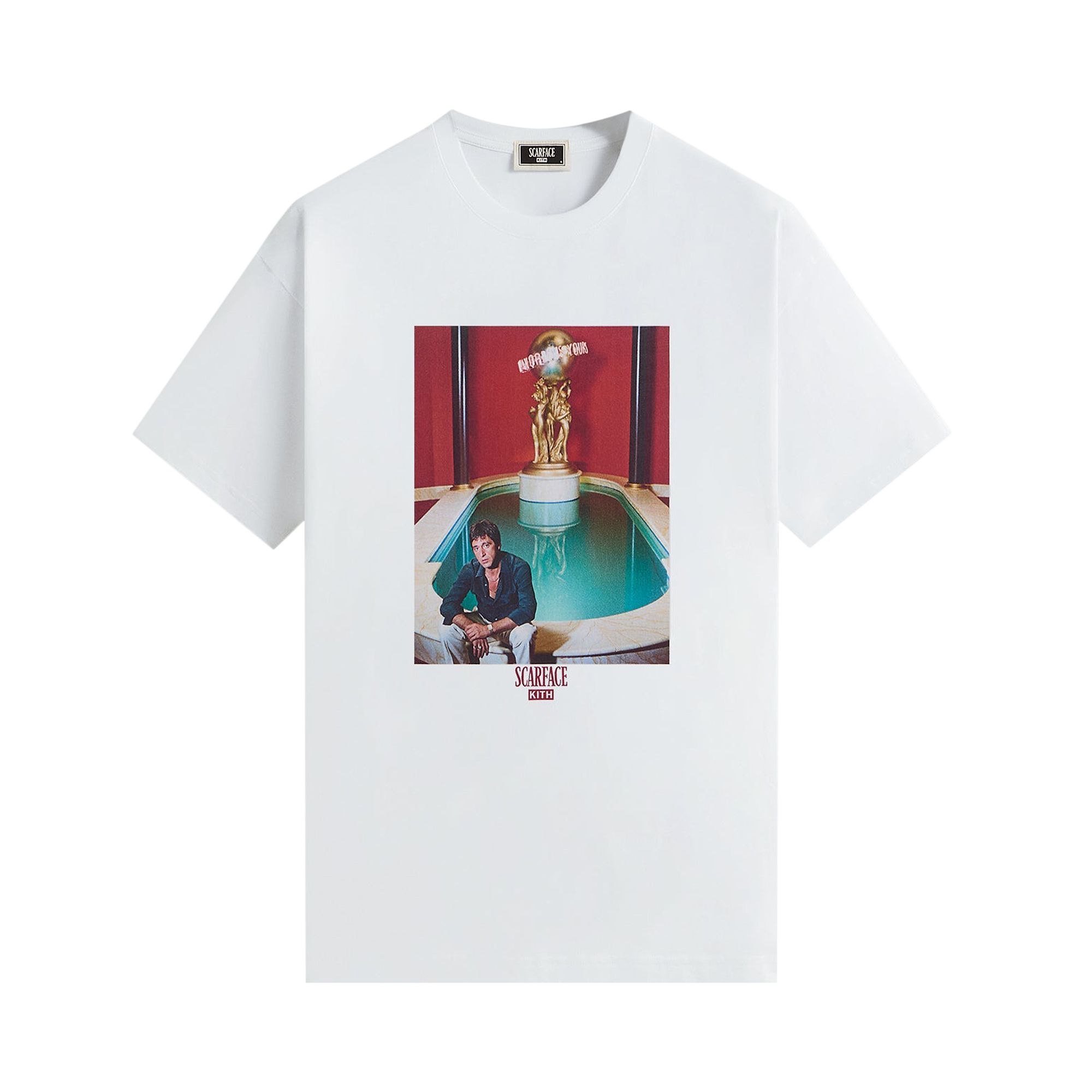 Pre-owned Kith For Scarface Tony Fountain Tee 'white' | Men's Size M