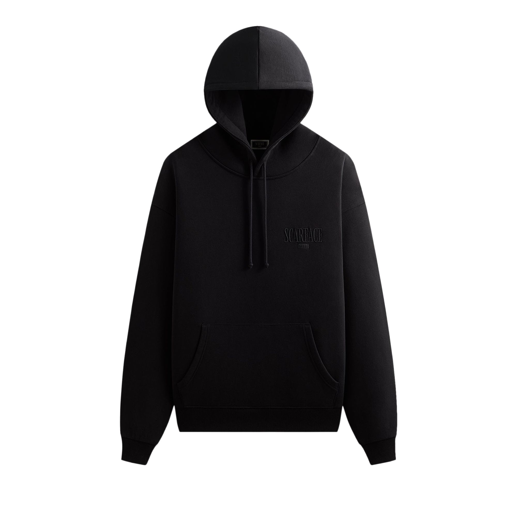 Pre-owned Kith For Scarface Tony Applique Nelson Hoodie 'black' | Men's Size Xl