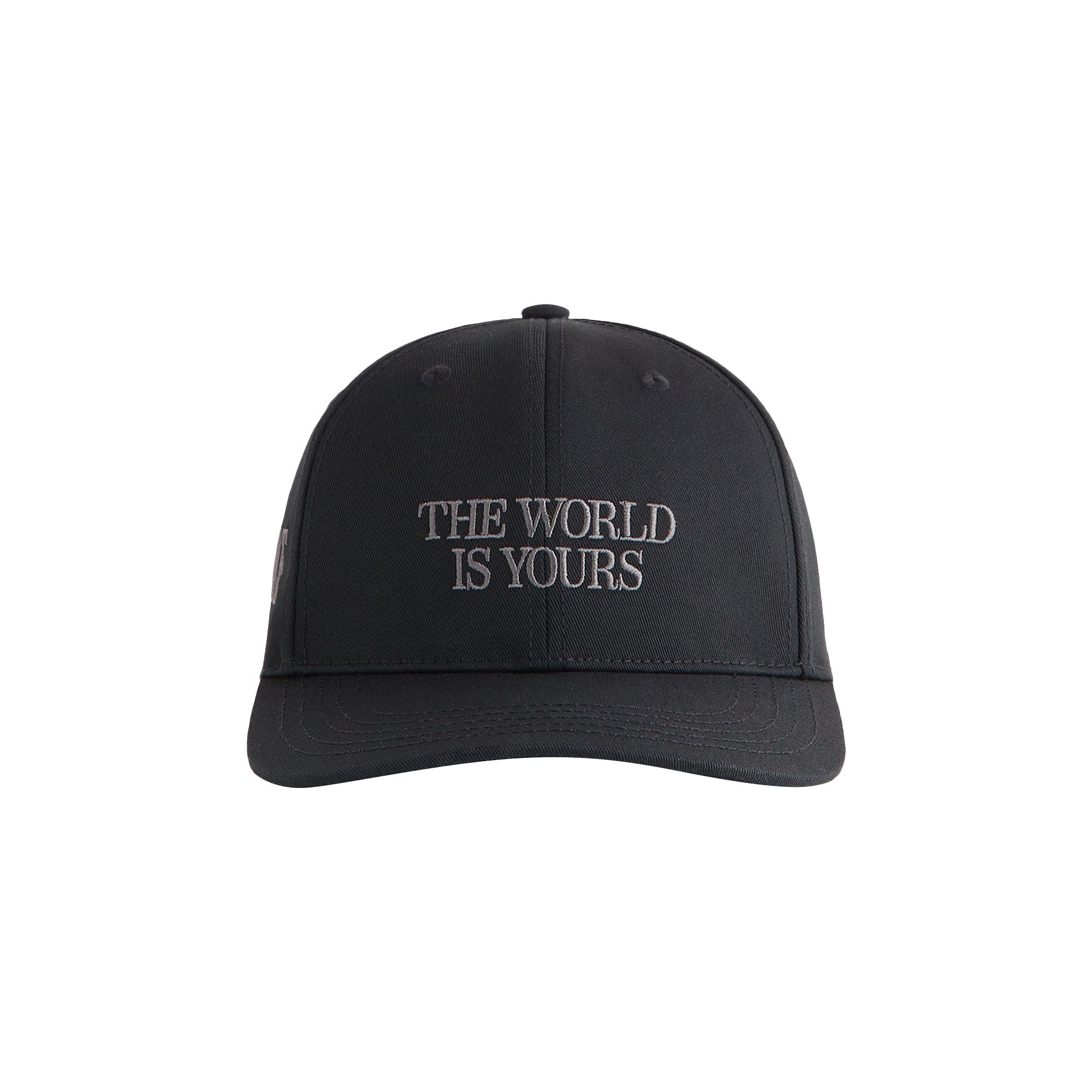 Pre-owned Kith For Scarface Twill Tonal Aaron Cap 'black' | Men's Size Onesize