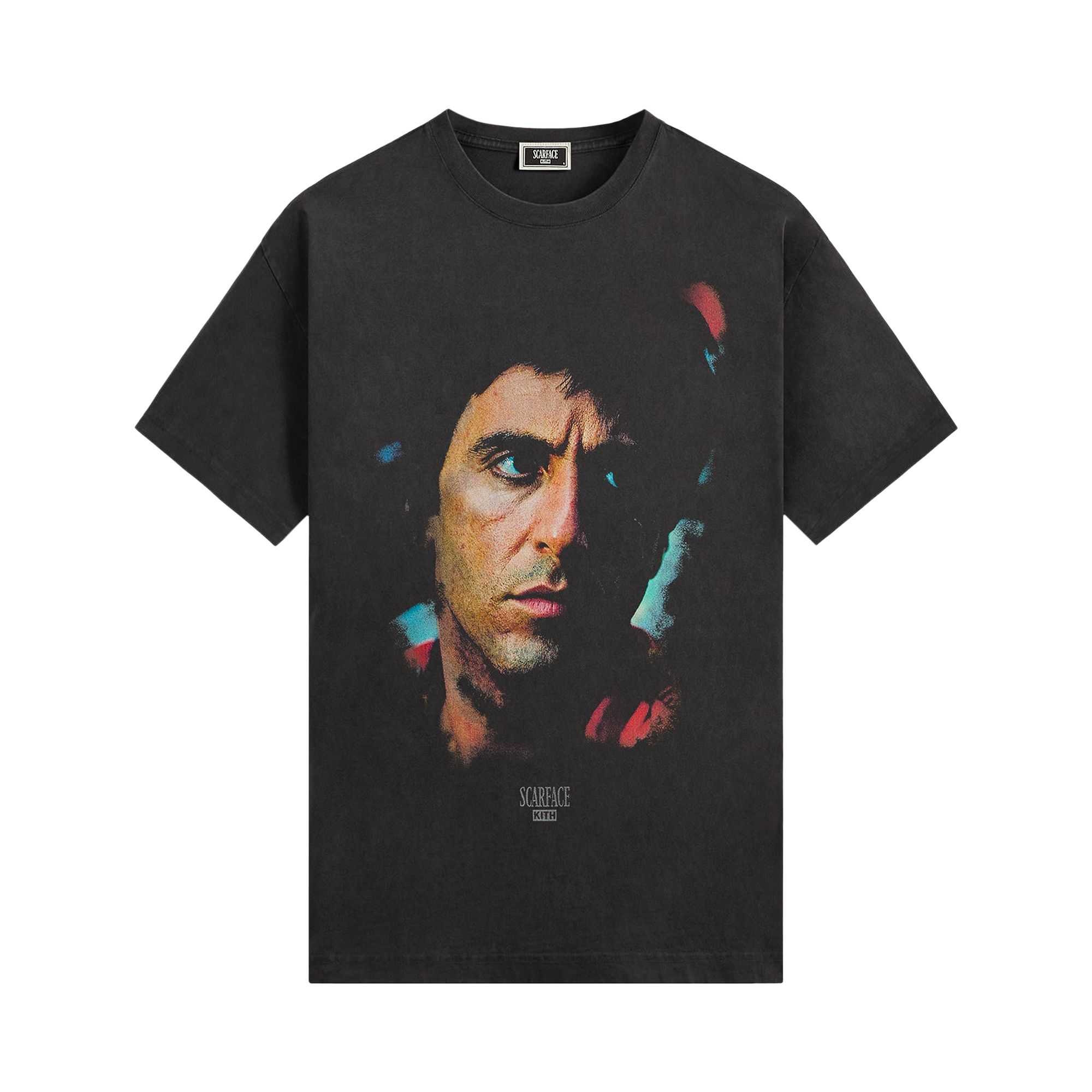 Pre-owned Kith For Scarface Tony Portrait Vintage Tee 'black' | Men's Size M