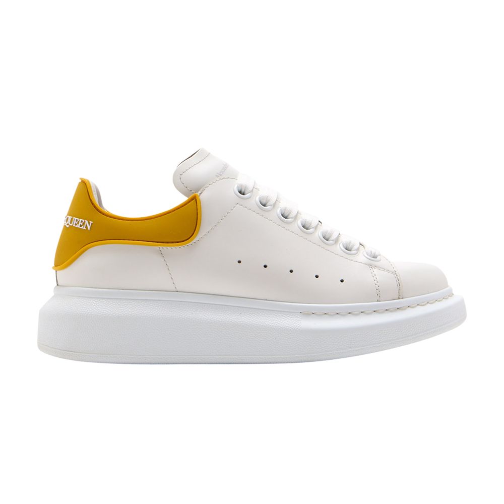 Pre-owned Alexander Mcqueen Wmns Oversized Sneaker 'white Mimosa' | Women's Size 37.5
