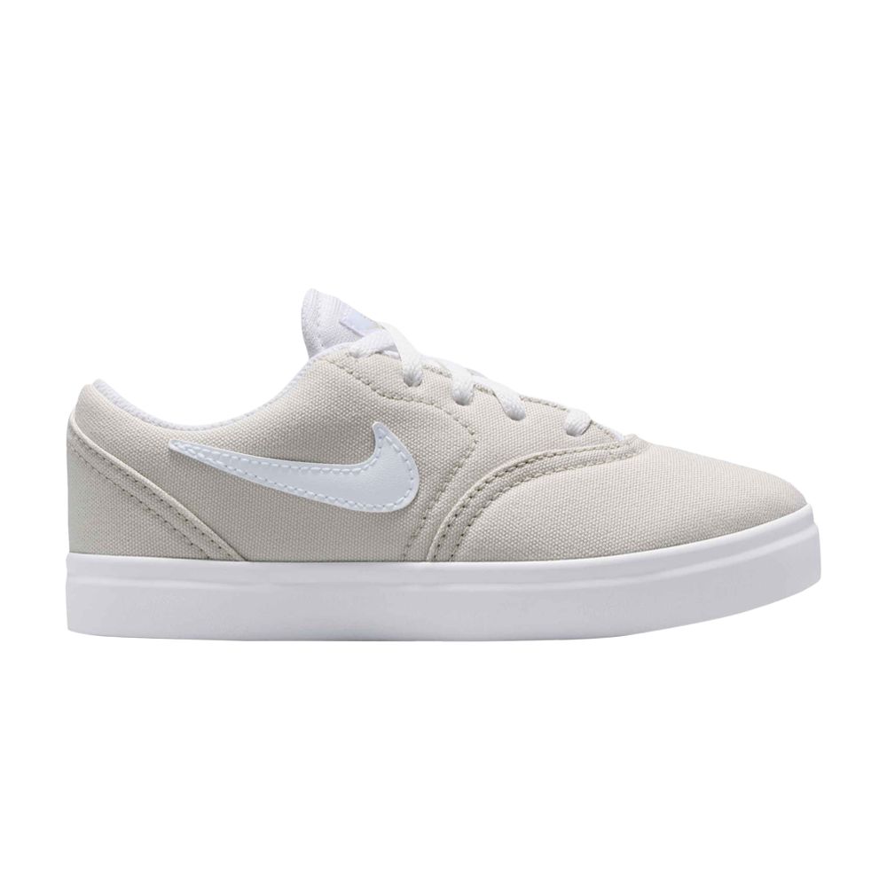 Pre-owned Nike Check Canvas Sb Ps 'light Bone' | Cream | Kid's Size 12.5 In White