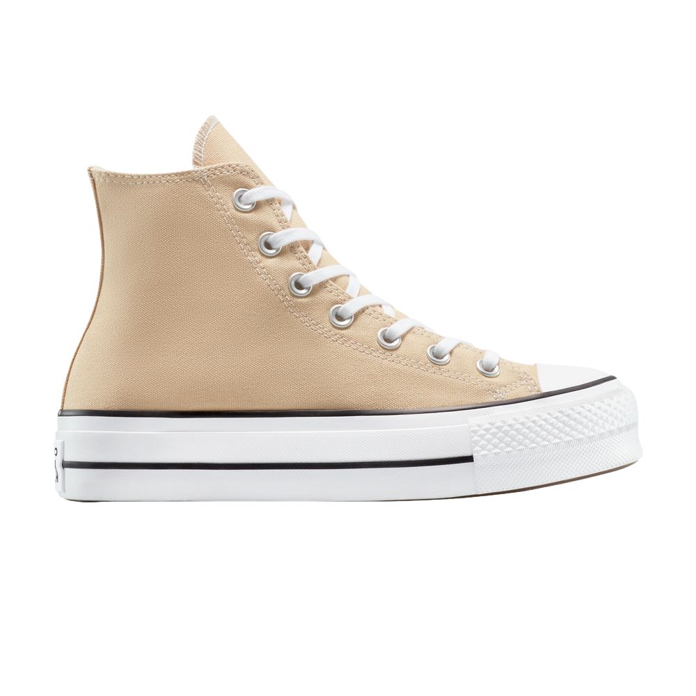Pre-owned Converse Wmns Chuck Taylor All Star Lift Platform High 'coastal Dune' | Brown | Women's Size 6