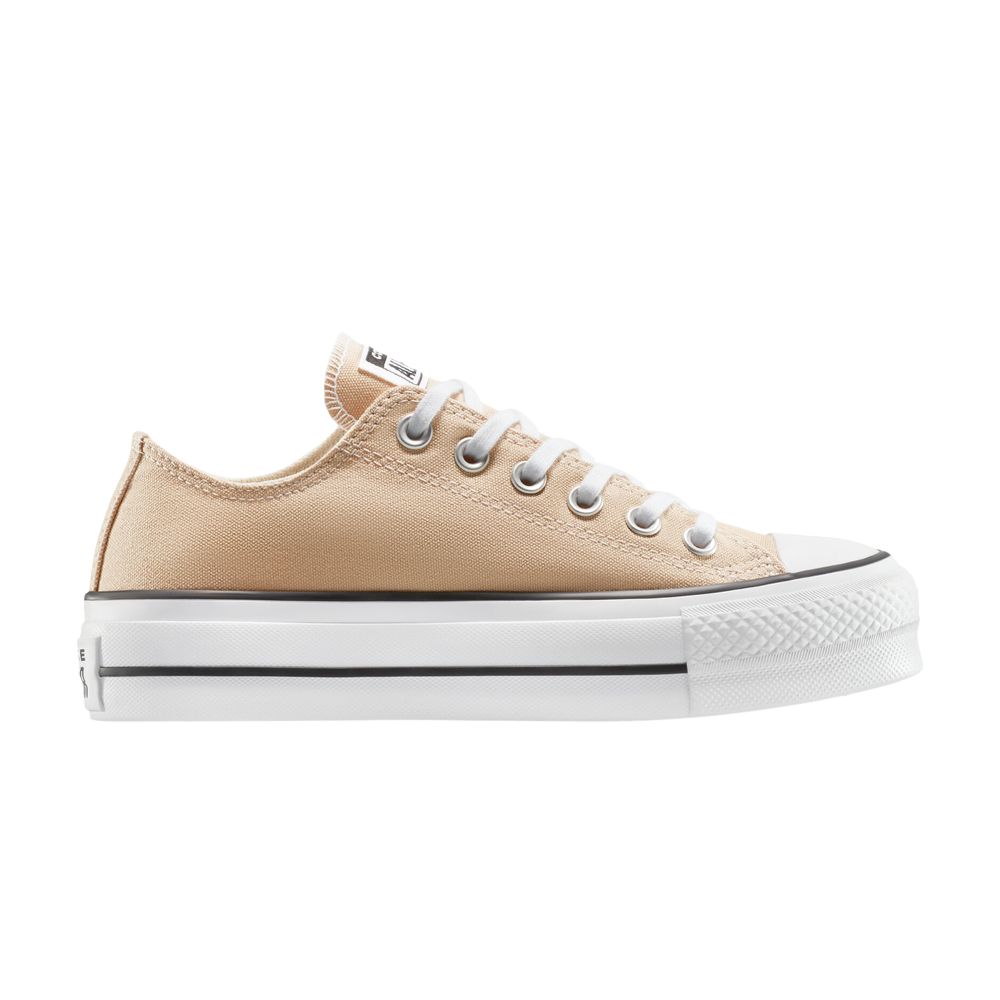 Pre-owned Converse Wmns Chuck Taylor All Star Lift Platform Low 'coastal Dune' | Brown | Women's Size 7