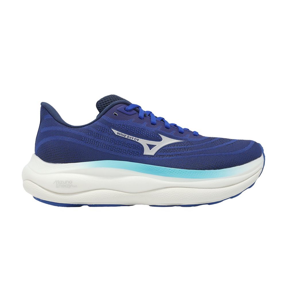 Pre-owned Mizuno Wave Sky 9 'blue White' | Men's Size 8.5