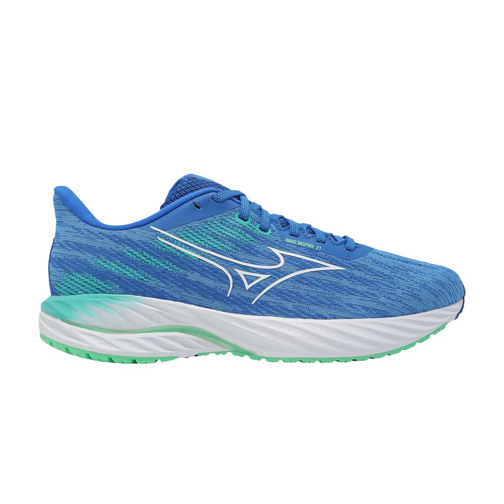 Pre-owned Mizuno Wave Inspire 21 'blue White' | Men's Size 10.5
