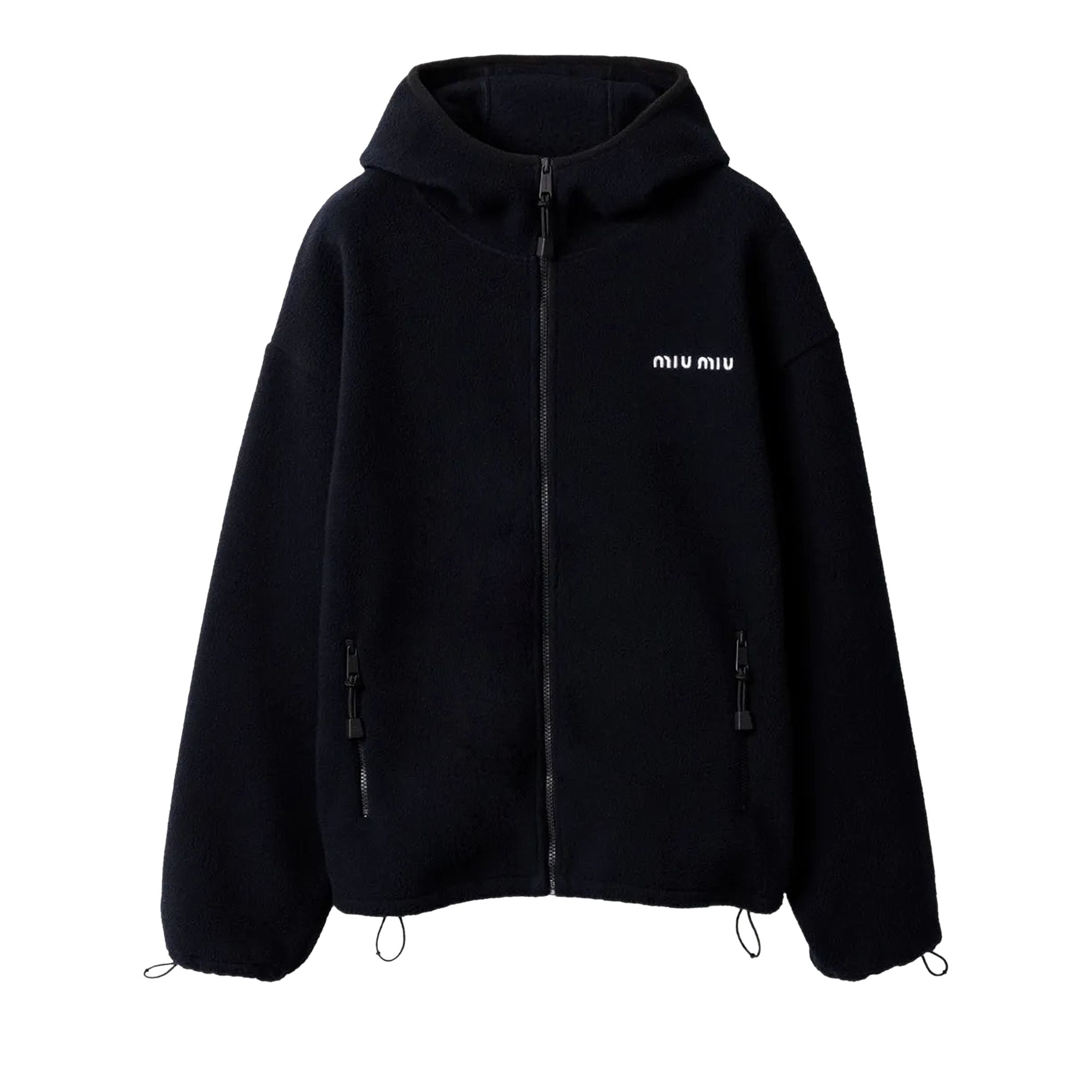 Pre-owned Miu Miu Fleece Sweatshirt 'blue' | Women's Size S