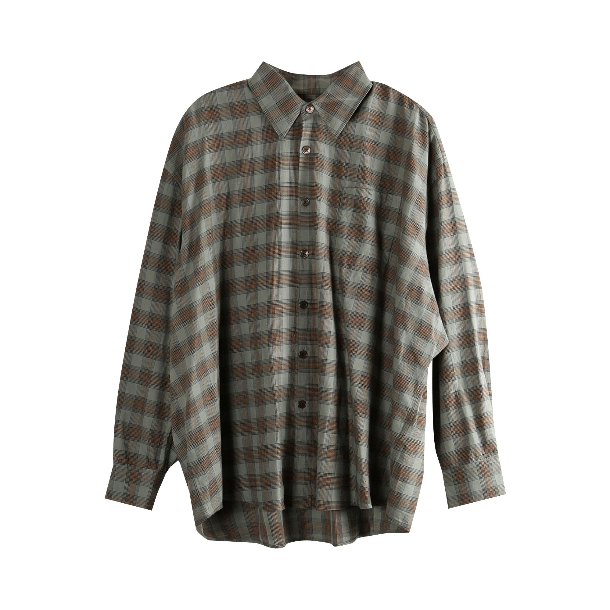 Pre-owned Our Legacy Borrowed Shirt 'iowa Check' | Multi-color | Men's Size 50