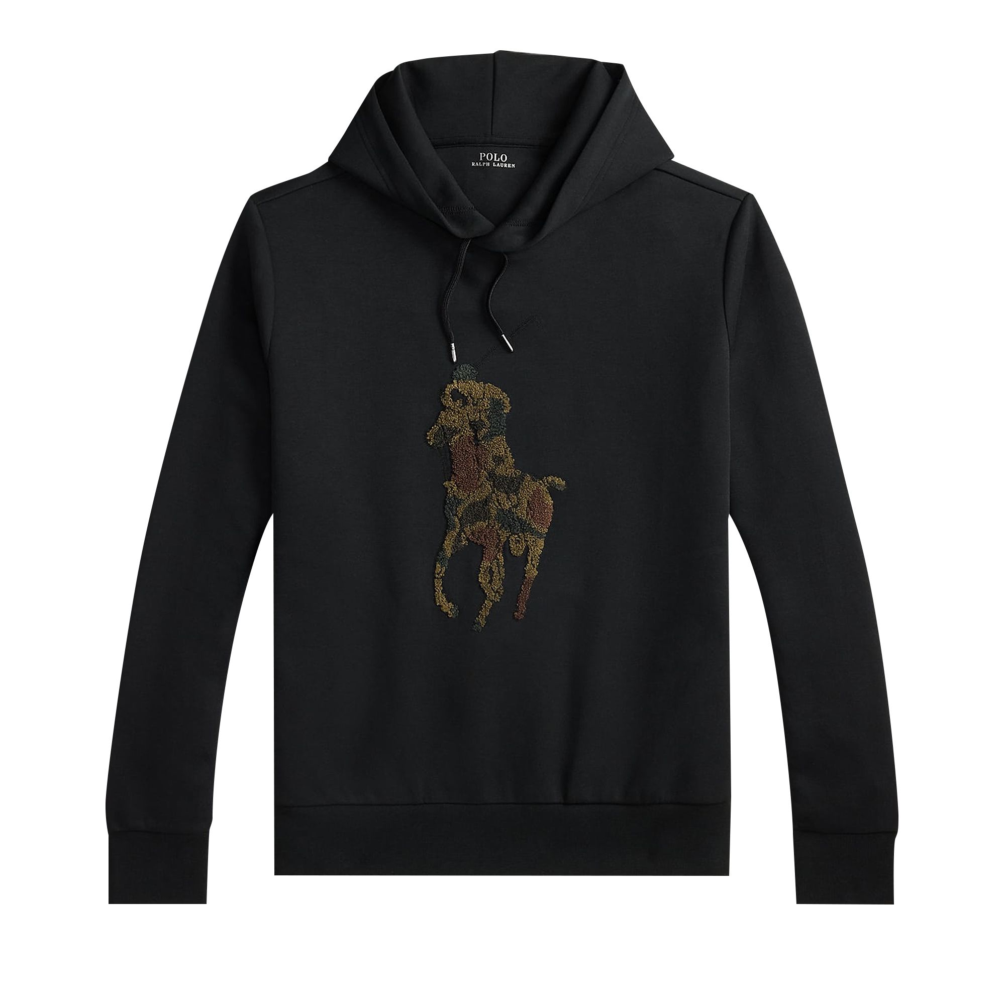 Pre-owned Polo Ralph Lauren Double Knt Long-sleeve Sweatshirt 'polo Black' | Men's Size S