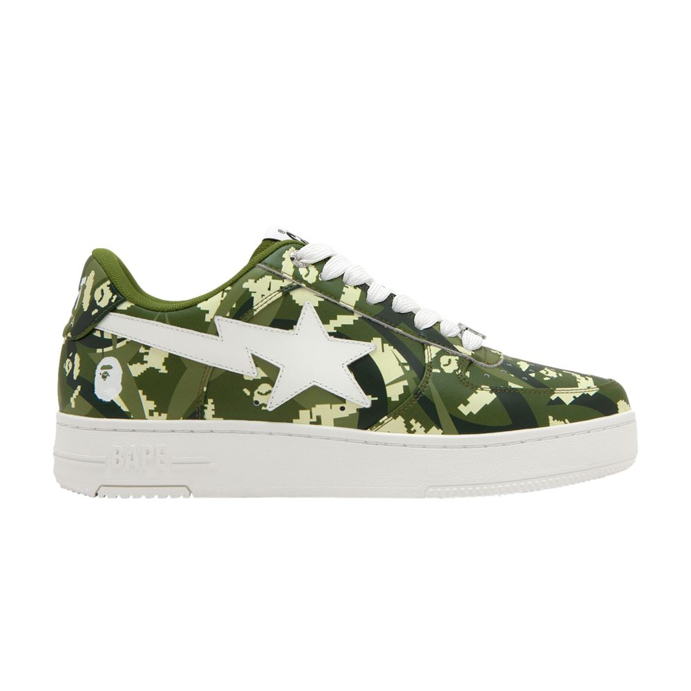 BAPE CLOT x Bapesta 'Digital Camo' | Green | Men's Size 10 - 1L73191931-GRN