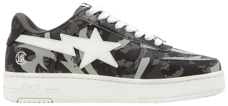 CLOT x Bapesta Trial Camo