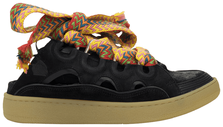 Buy Lanvin Curb Mule 'Black Multi Laces' - FM SKDM02 DRAG