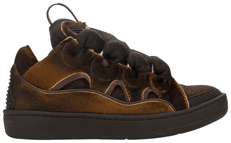 Lanvin Wmns Curb Sneakers Marron Fur