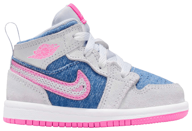 Air Jordan 1 Mid SE TD Denim Sequin