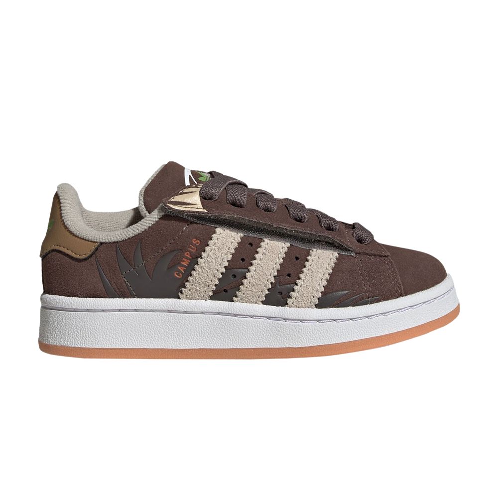 adidas Disney x Campus 00s Comfort Closure EL C 'Flash Slothmore' | Brown | Kid's Size 11.5 - JQ3768