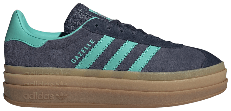 adidas Wmns Gazelle Bold Shadow Navy Acid Mint