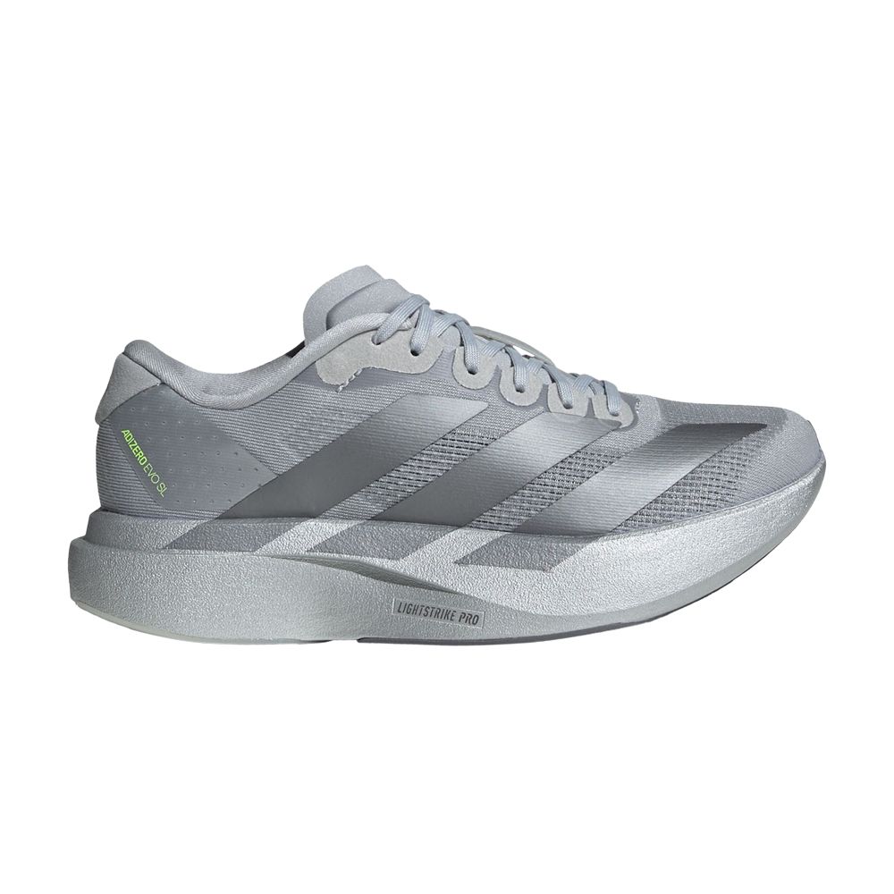 adidas Adizero Evo SL J 'Silver Metallic' | Grey | Kid's Size 6.5 - KK1248