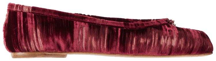 Maison Margiela Wmns Tabi Ballerina Cordovan Red Velvet