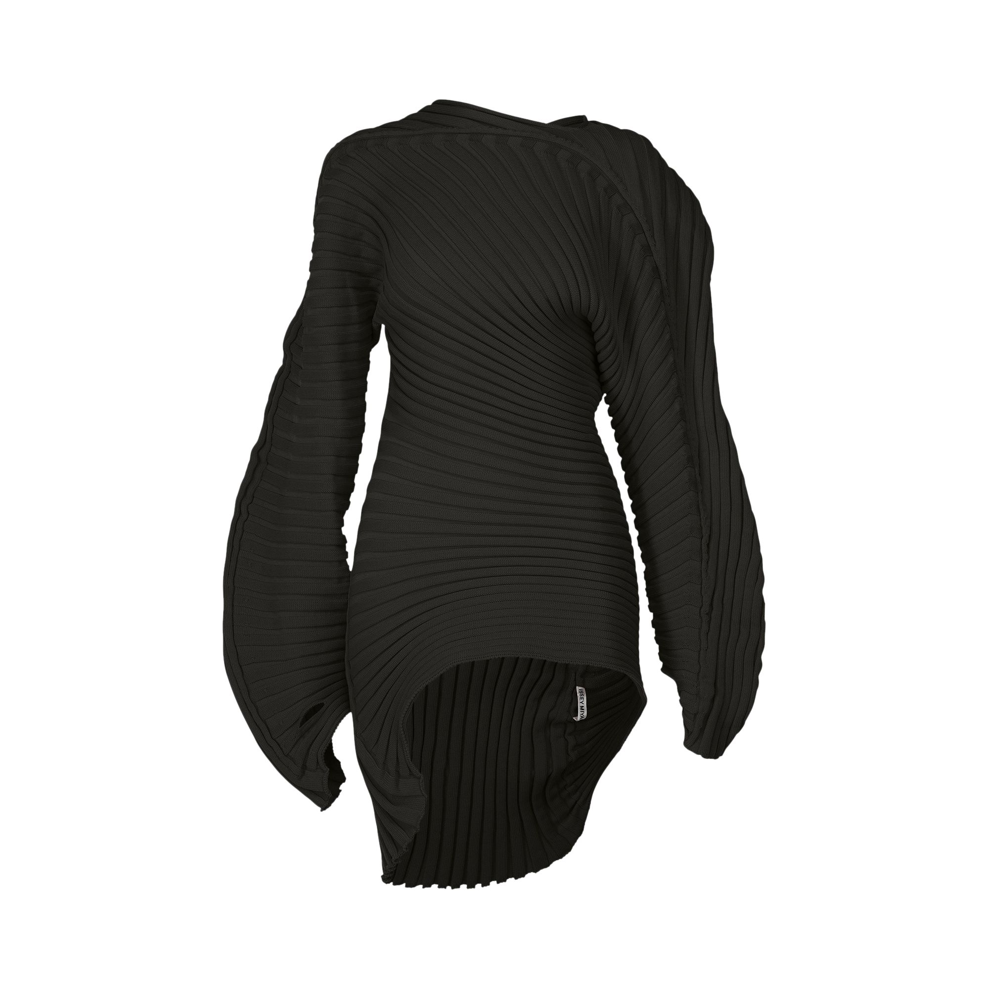 Pre-owned Issey Miyake Knit As It Is Top 'black' | Women's Size 2