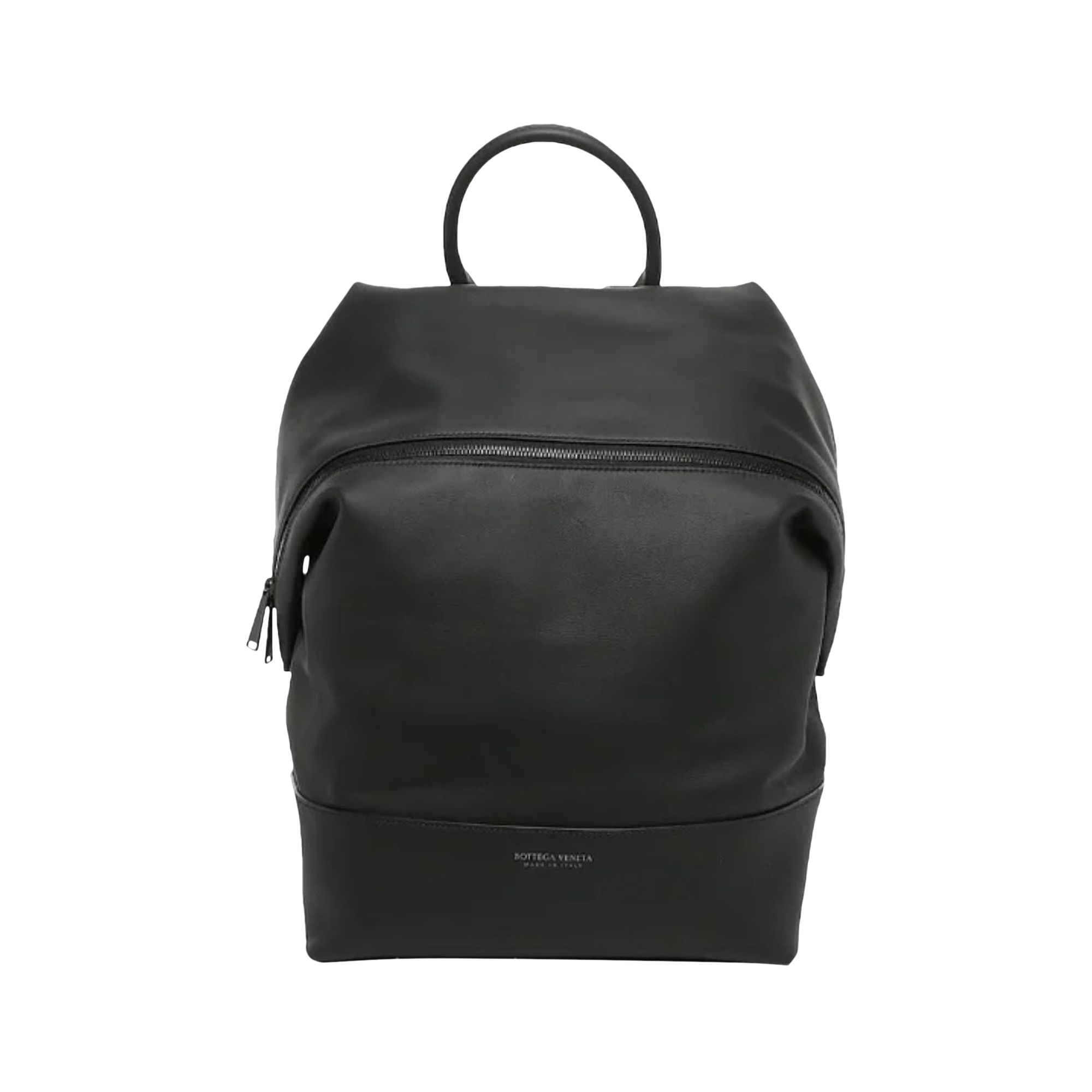 Pre-owned Bottega Veneta Leather Backpack 'black' | Men's Size Onesize