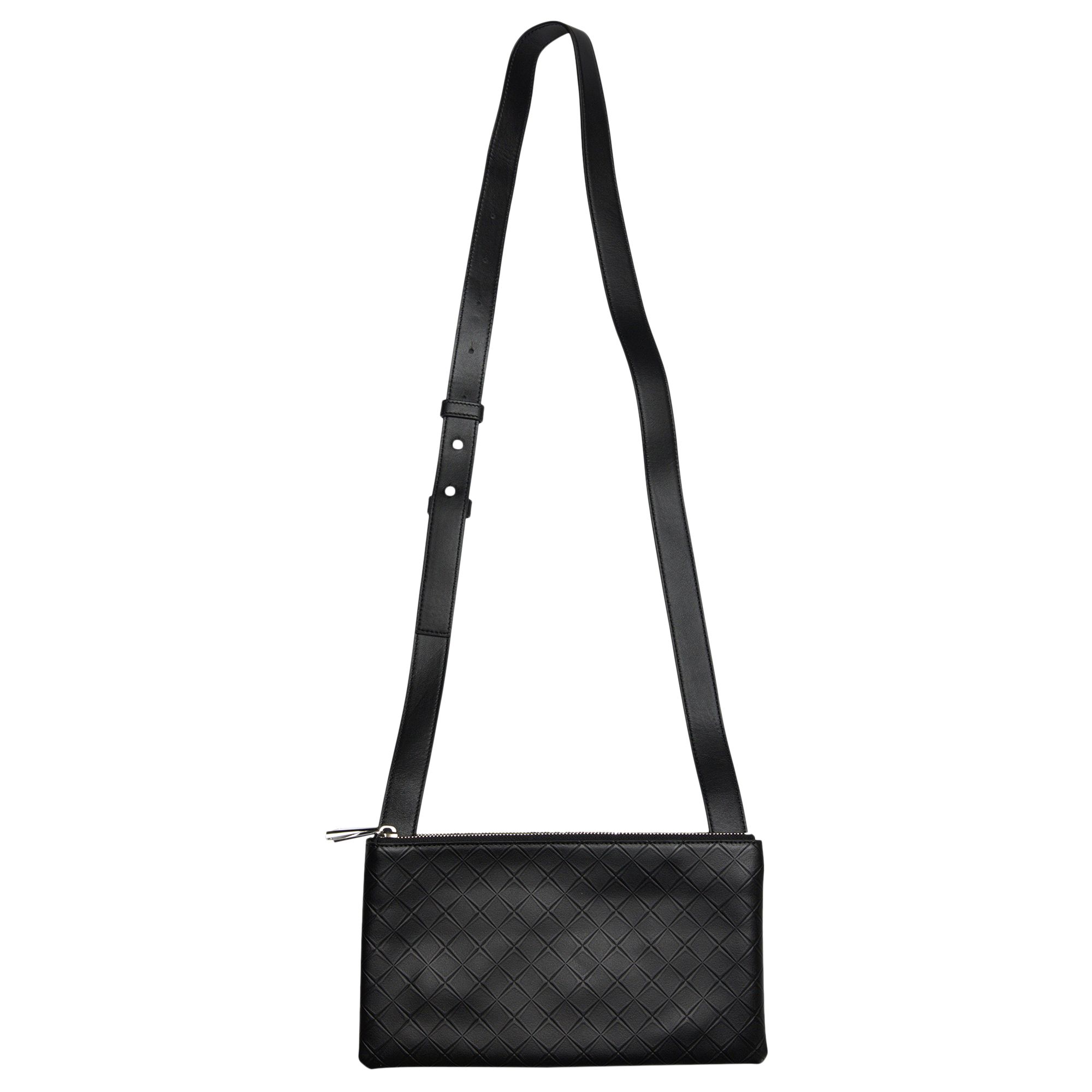 Pre-owned Bottega Veneta Antarsio Leather Crossbody Bag 'black' | Men's Size Onesize