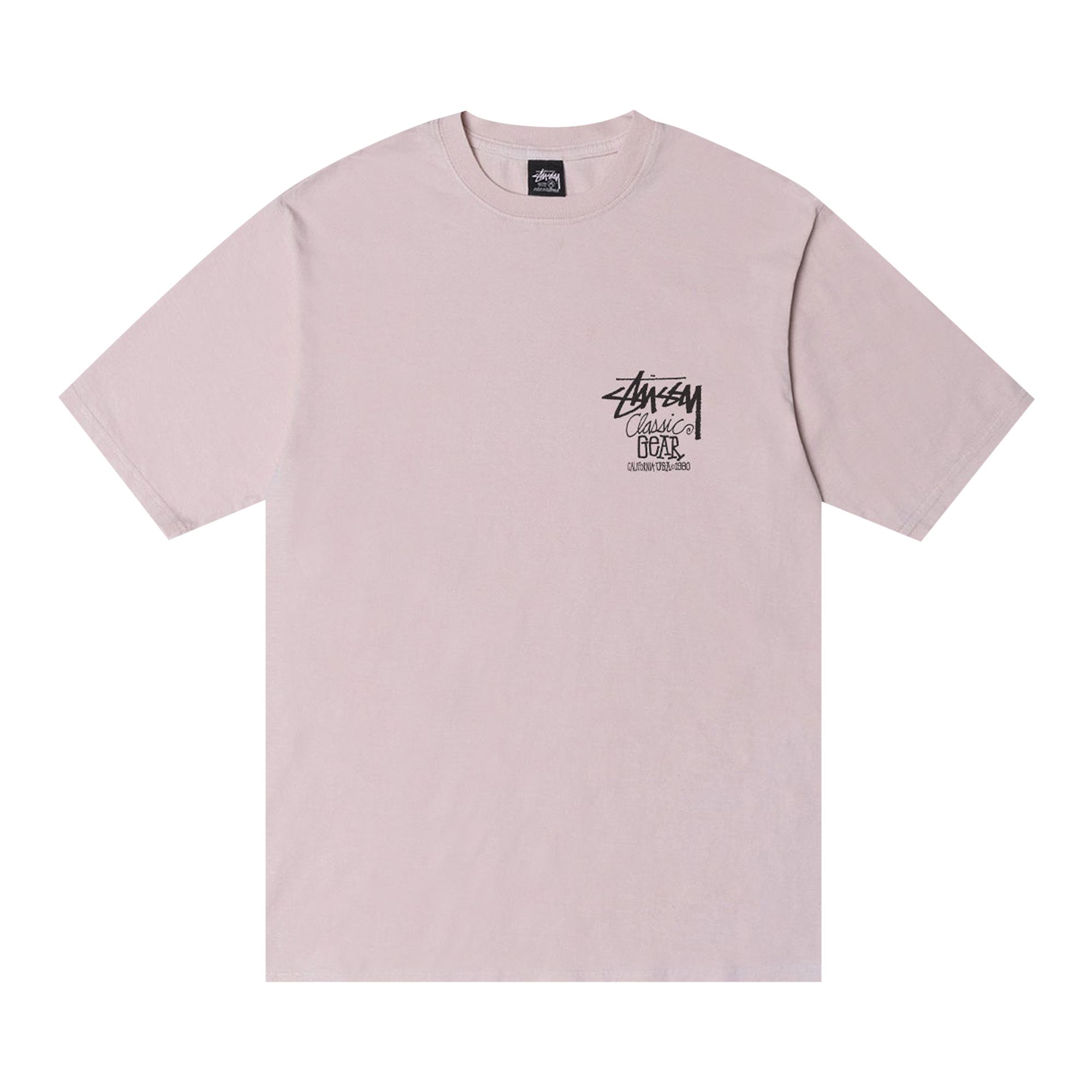 Pre-owned Stussy Classic Gear Tee Pigment Dyed 'blush' | Pink | Men's Size Xl