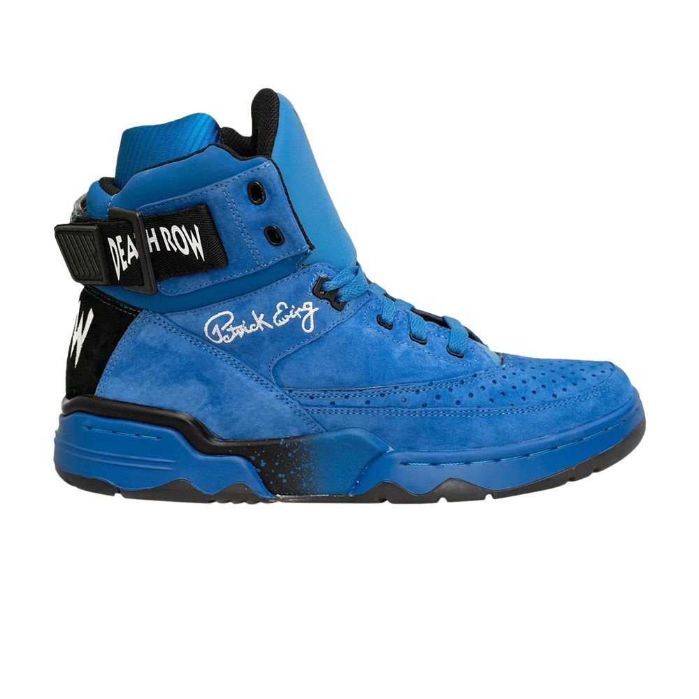 Pre-owned Ewing Death Row Records X 33 High 'royal Black' | Blue | Men's Size 13