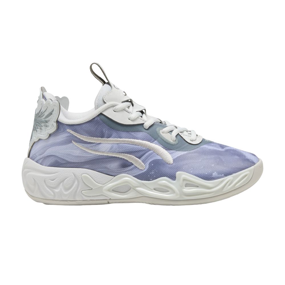 Pre-owned Puma Mb.04 Lo Team Big Kid 'feather Grey' | Kid's Size 5.5 In Gray