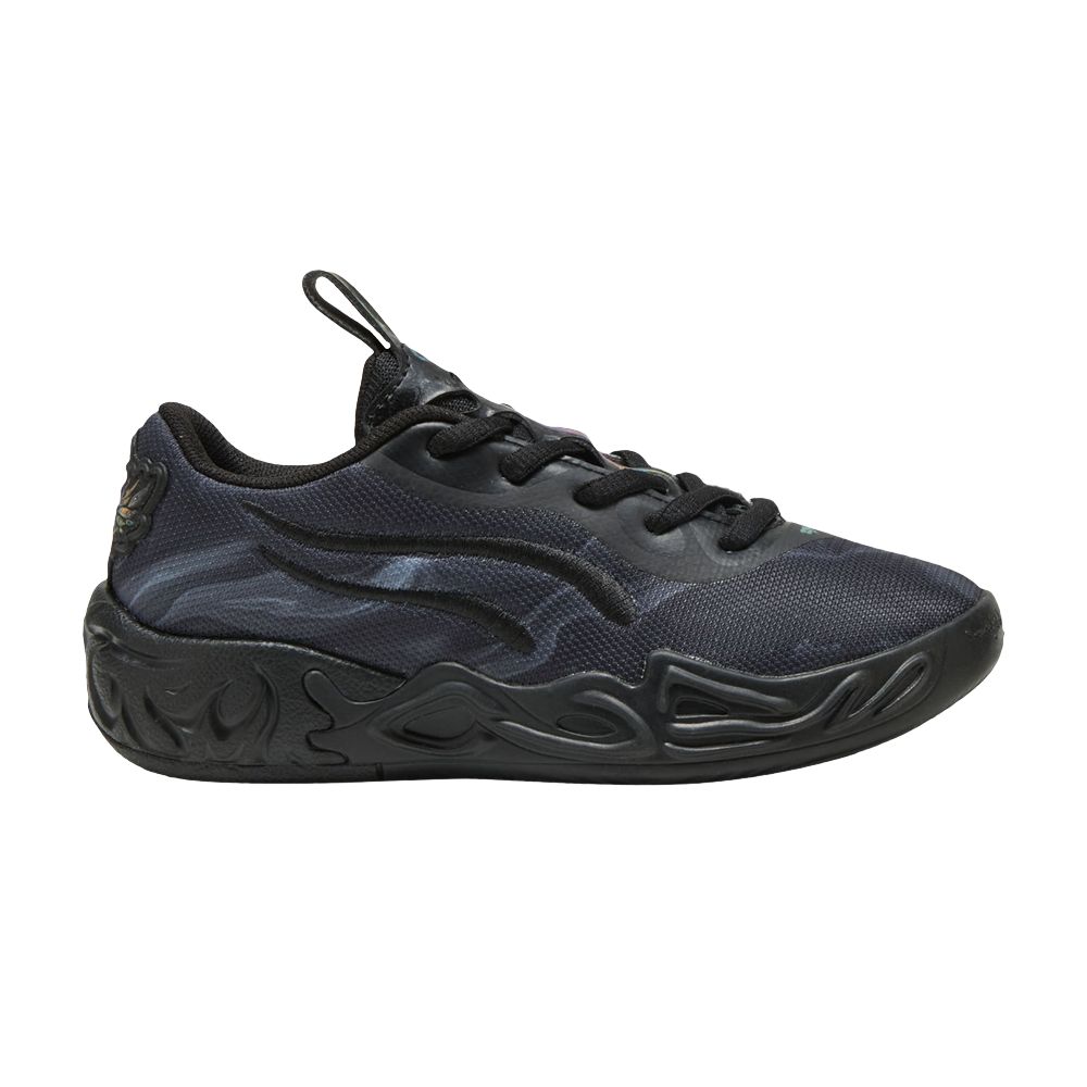 Pre-owned Puma Mb.04 Lo Team Little Kid 'black Dark Amethyst' | Kid's Size 2