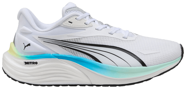 Puma Electrify Nitro 4 Big Kid White Mint Melt