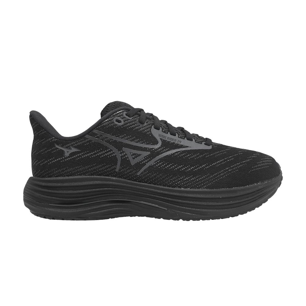 Pre-owned Mizuno Wave Rider 29 Super Wide 'black' | Men's Size 11