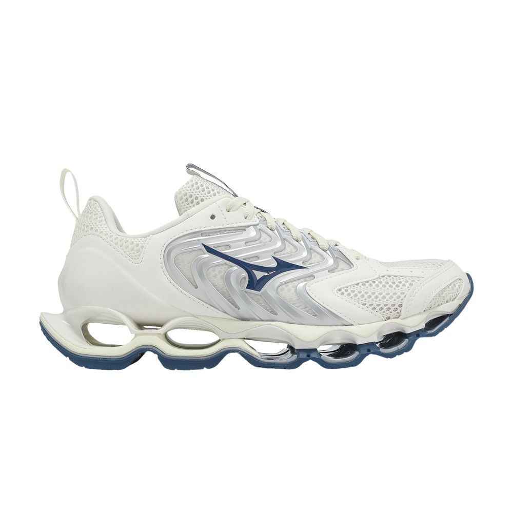 Pre-owned Mizuno Wave Prophecy 14 S 'white Navy' | Men's Size 8.5