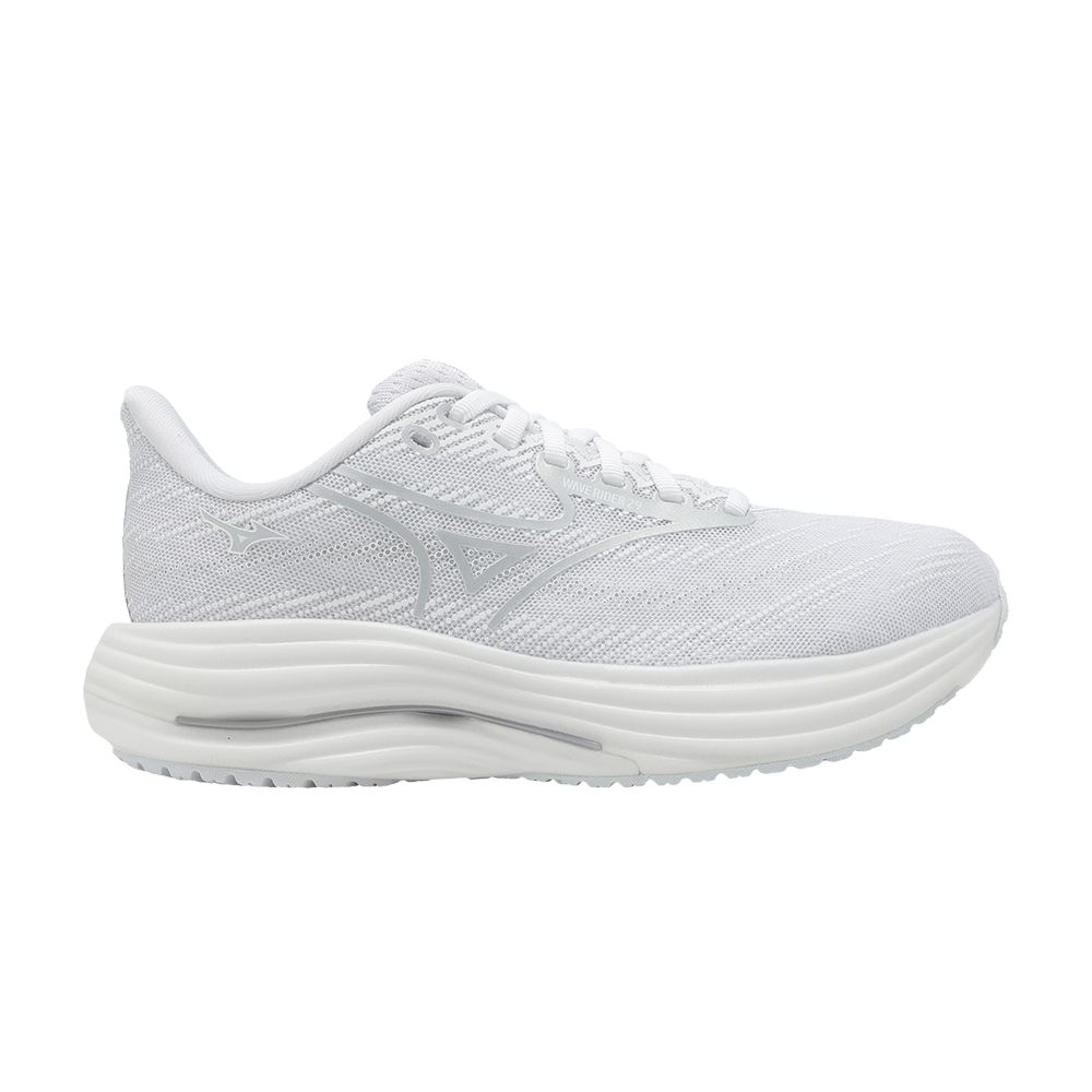 Mizuno Wmns Wave Rider 29 Super Wide 'White Silver' | Purple | Women's Size 8 - J1GD250604